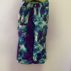 Burton kids snowboard pants size small